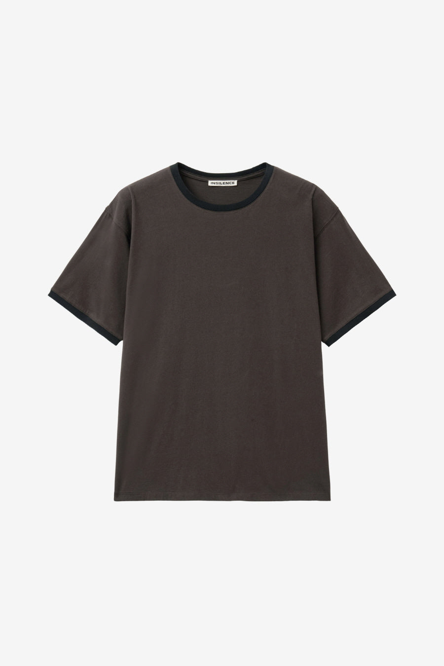 Insilence - Ringer T-shirt (Brown) product image 5 | TRAB K-Fashion Australia