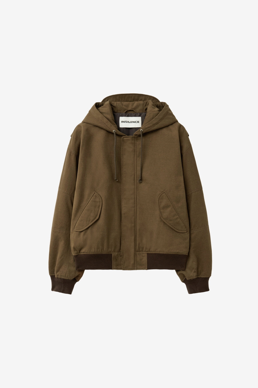 Insilence - Flight Hooded Bomber (Brown) product image 7 | TRAB K-Fashion Australia