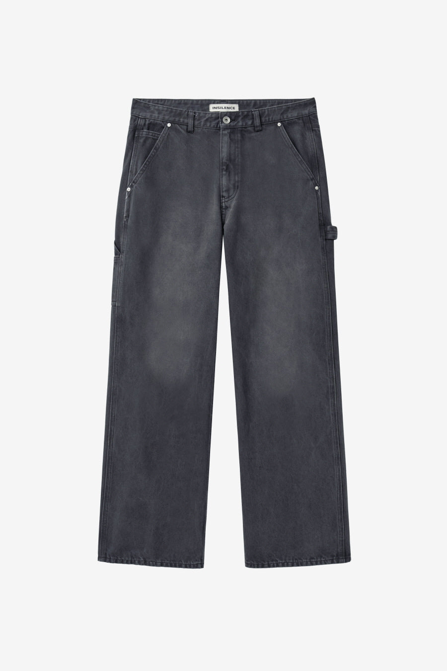 Insilence - Garment-dyed Painter Pants (Charcoal) product image 7 | TRAB K-Fashion Australia