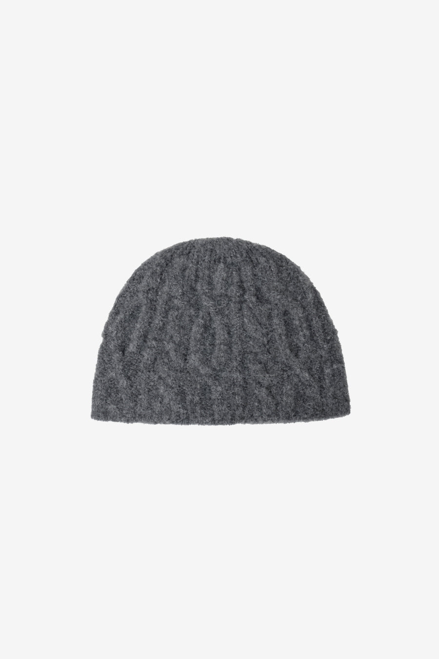Insilence - Cable Knit Beanie (Charcoal) product image 3 | TRAB K-Fashion Australia
