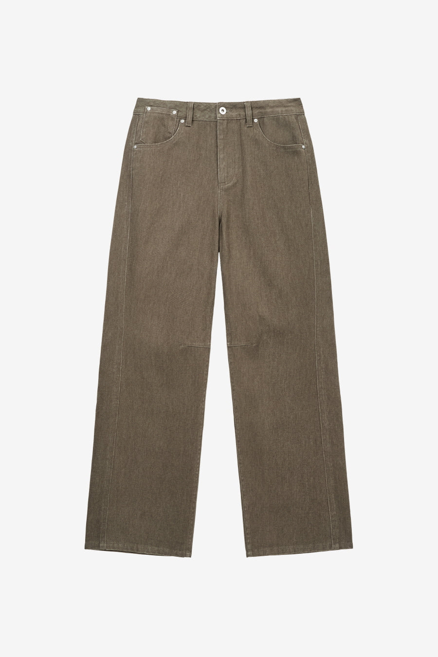 Insilence - Curved Cation Denim (Khaki) product image 7 | TRAB K-Fashion Australia
