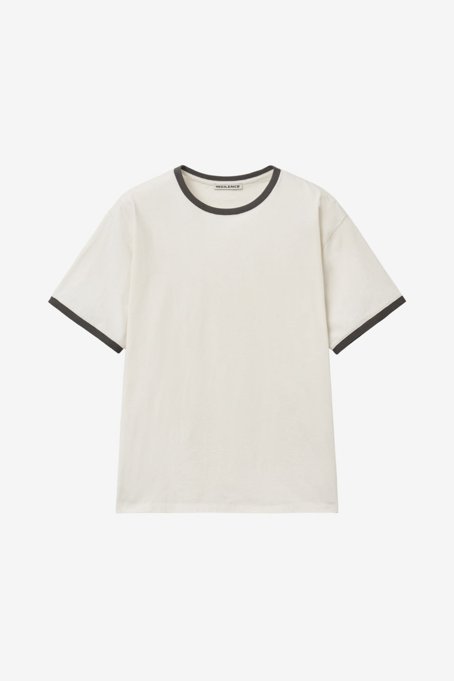 Insilence - Ringer T-shirt (Ivory) product image 5 | TRAB K-Fashion Australia