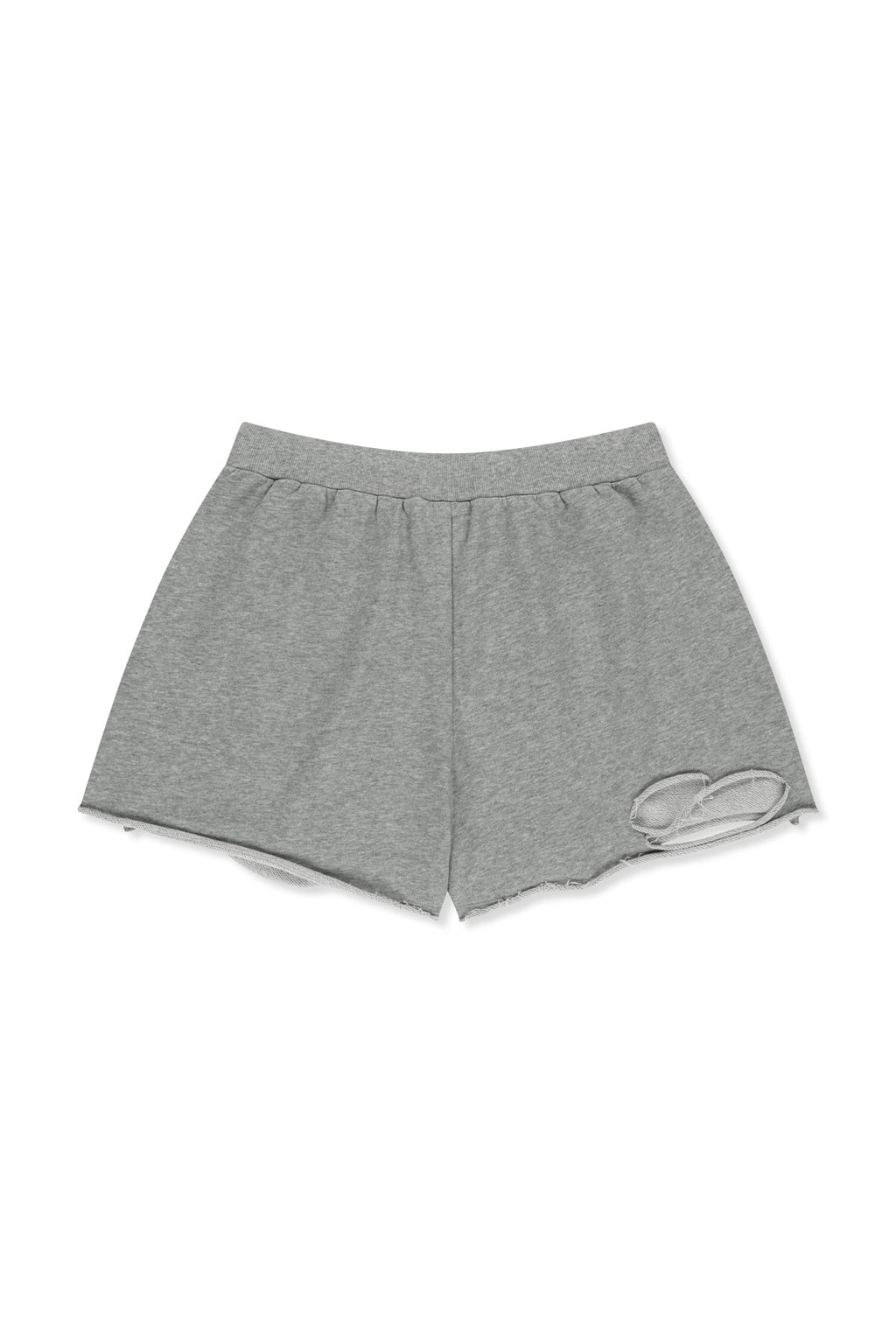 Matin Kim - Distressed Terry Skort Shorts (Grey) product image 2 | TRAB K-Fashion Australia
