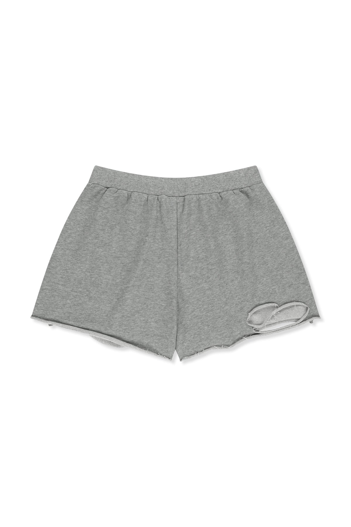 Matin Kim - Distressed Terry Skort Shorts (Grey) product image 2 | TRAB K-Fashion Australia