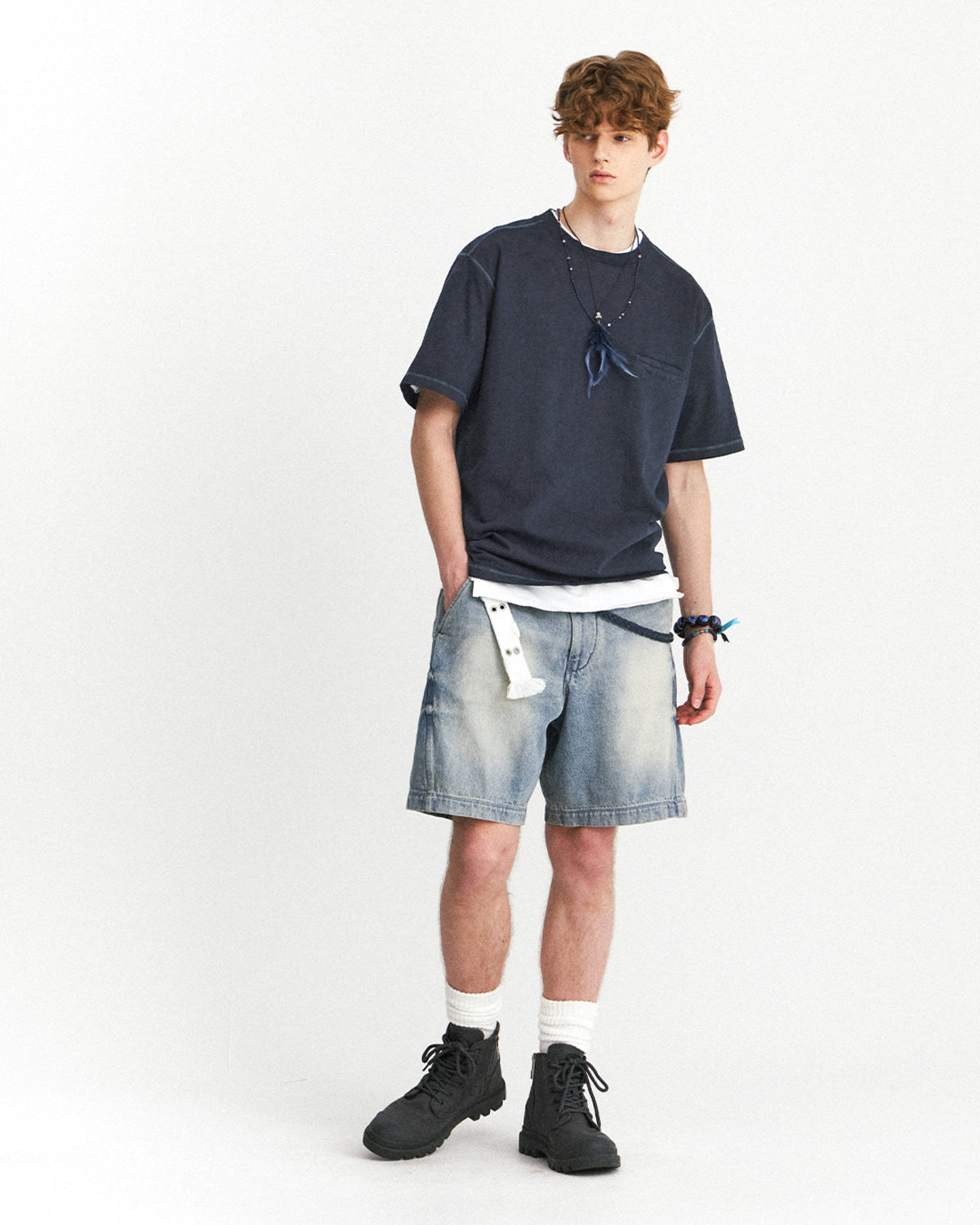 Eastlogue - Cpo T-shirts (Navy) product image 4 | TRAB K-Fashion Australia