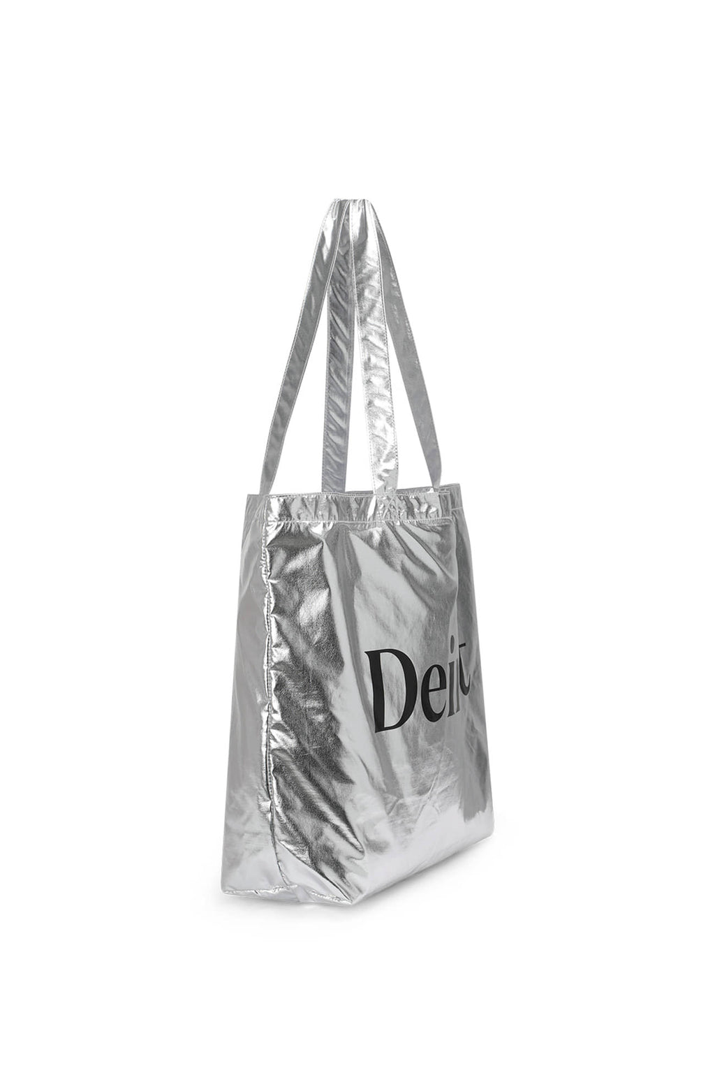 Deinet - Essential Logo Shoulder Big Bag (Silver) product image 7 | TRAB K-Fashion Australia