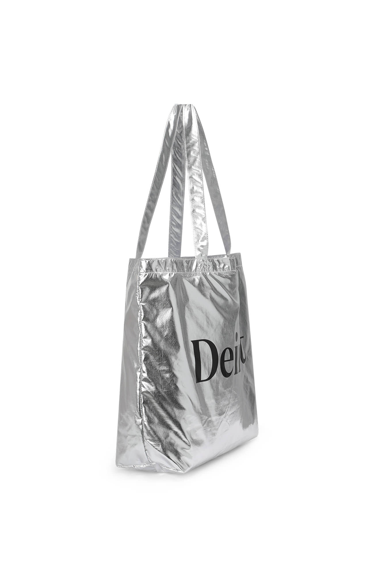 Deinet - Essential Logo Shoulder Big Bag (Silver) product image 7 | TRAB K-Fashion Australia
