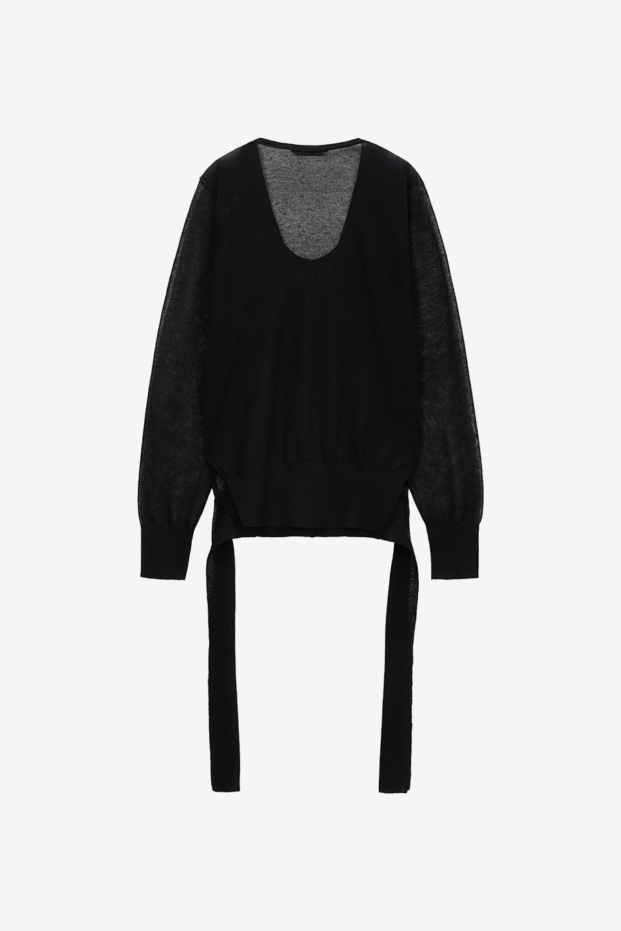 Insilence - 2-Layer Linen Cardigan (Black) product image 8 | TRAB K-Fashion Australia