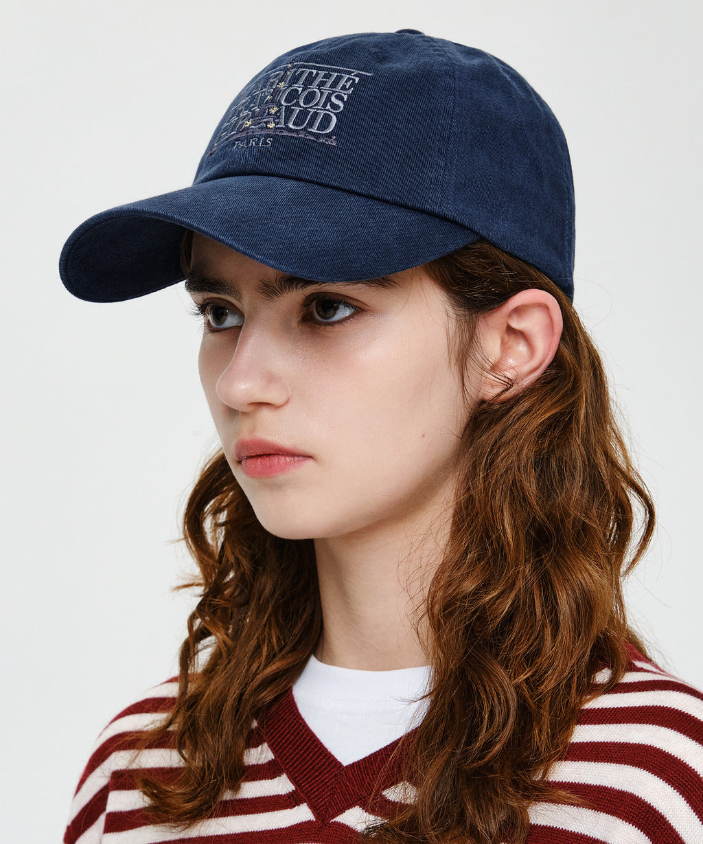 Marithe & Francois Girbaud - Eiffel Classic Logo Cap (Navy) product image 6 | TRAB K-Fashion Australia