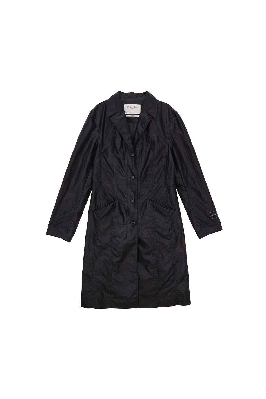 Matin Kim - Tailored Coating Coat (Black) product image 1 | TRAB K-Fashion Australia
