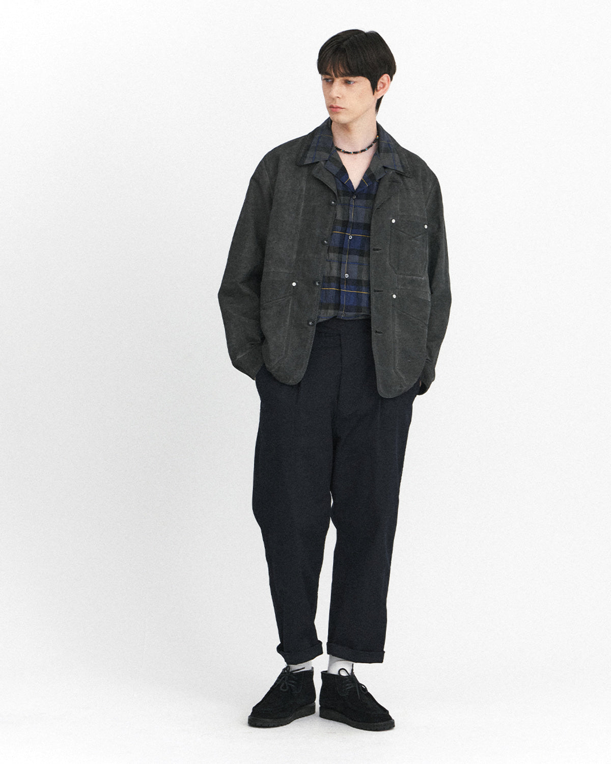 Eastlogue - Gent Pleat Pants (Black) product image 4 | TRAB K-Fashion Australia