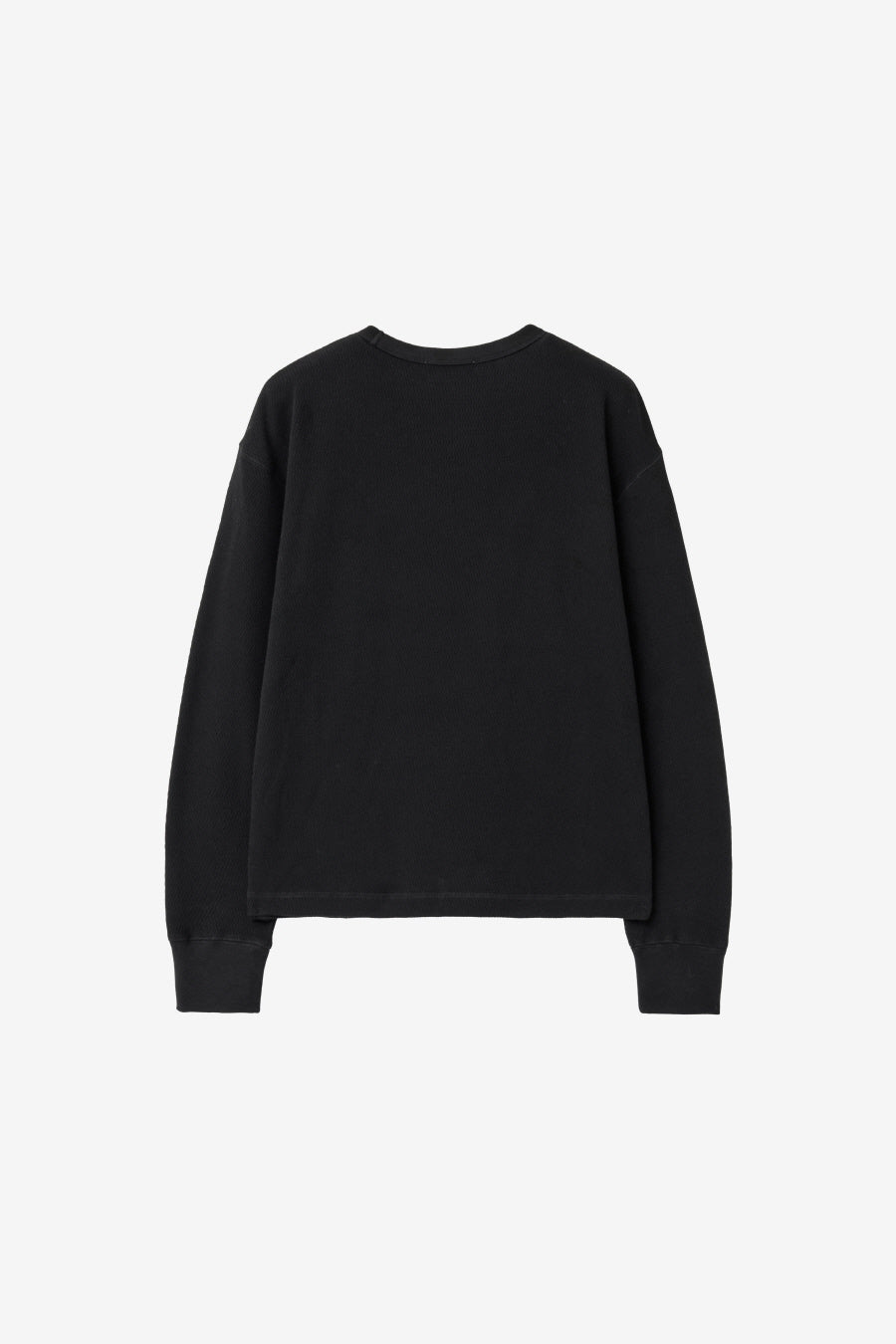Insilence - Honeycomb Crew Neck Long Sleeve (Black) product image 8 | TRAB K-Fashion Australia