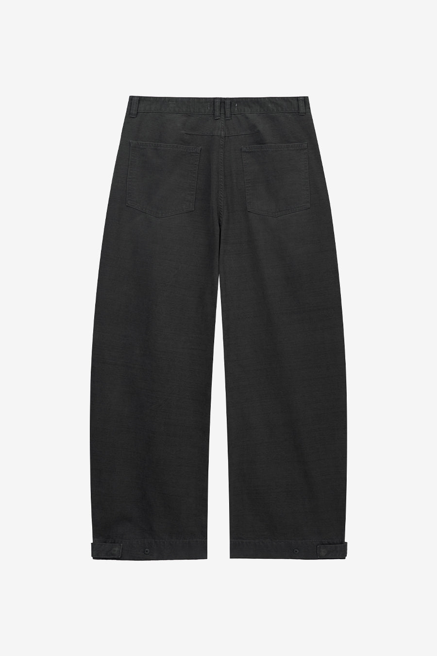 Insilence - Slub Twill Volume Pants (Charcoal) product image 6 | TRAB K-Fashion Australia