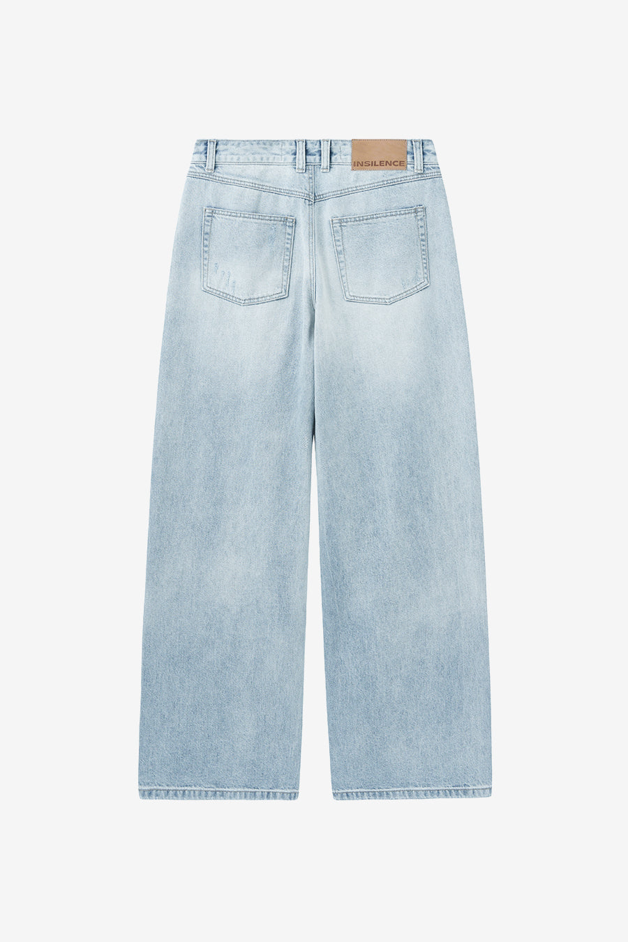 Insilence - Low-Waist Wide Jeans (Light Blue) product image 8 | TRAB K-Fashion Australia
