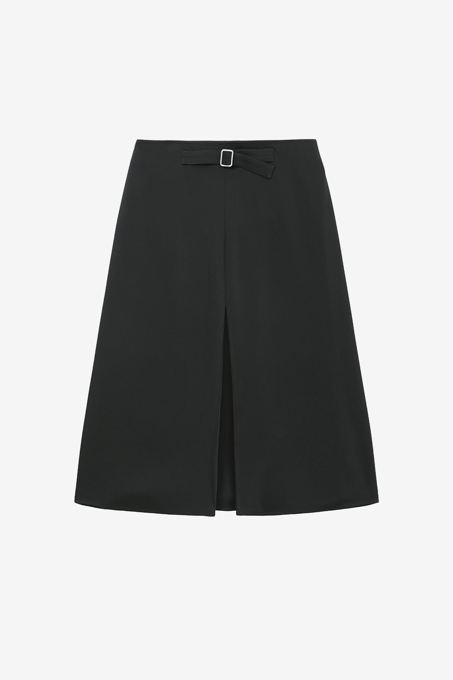 Insilence - Curved Studded Skirt (Black) product image 8 | TRAB K-Fashion Australia