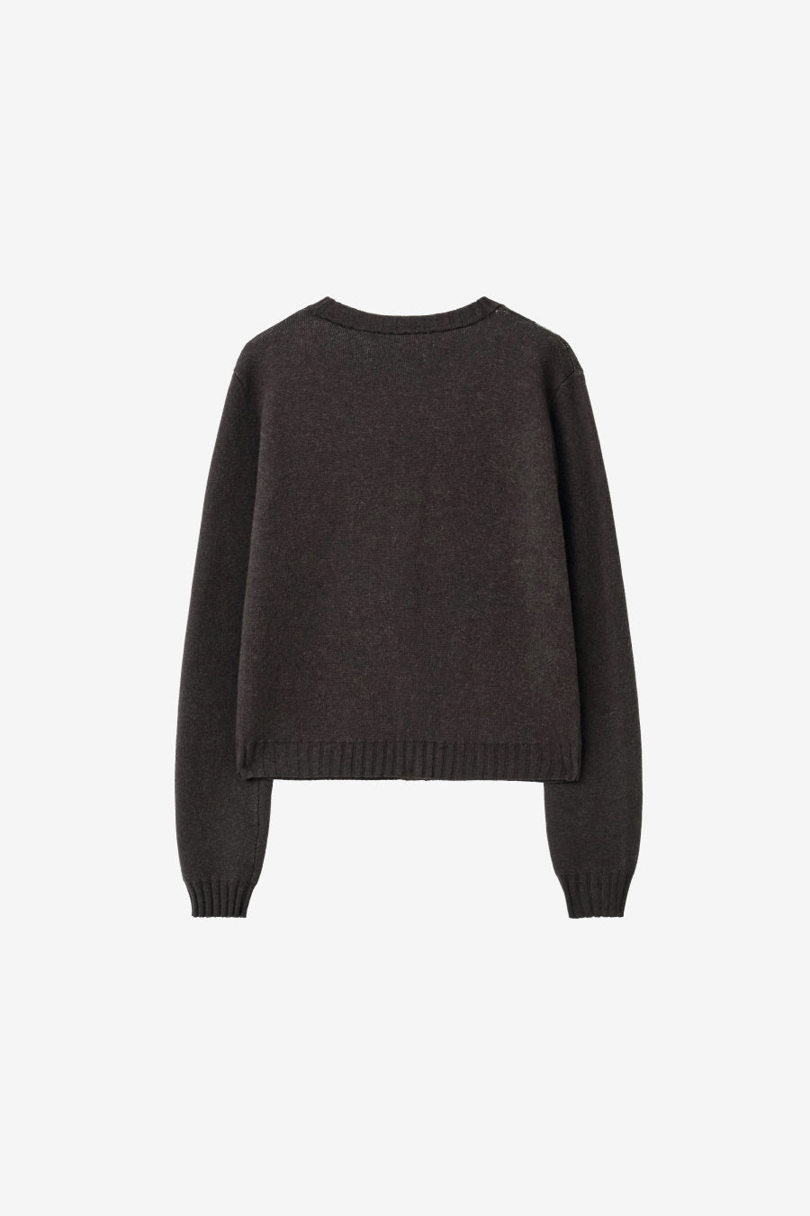 Insilence - Argyle V-Neck Cardigan (Brown) product image 6 | TRAB K-Fashion Australia