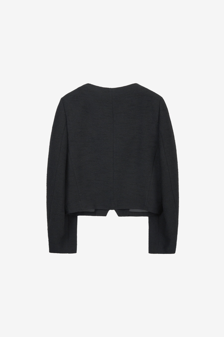 Insilence - Snap Detail Tweed Jacket (Black) product image 8 | TRAB K-Fashion Australia