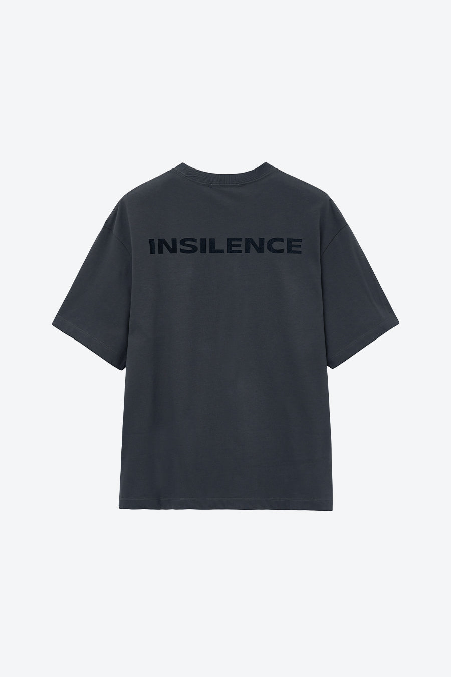 Insilence - Back Print Logo T-Shirt (Charcoal) product image 8 | TRAB K-Fashion Australia
