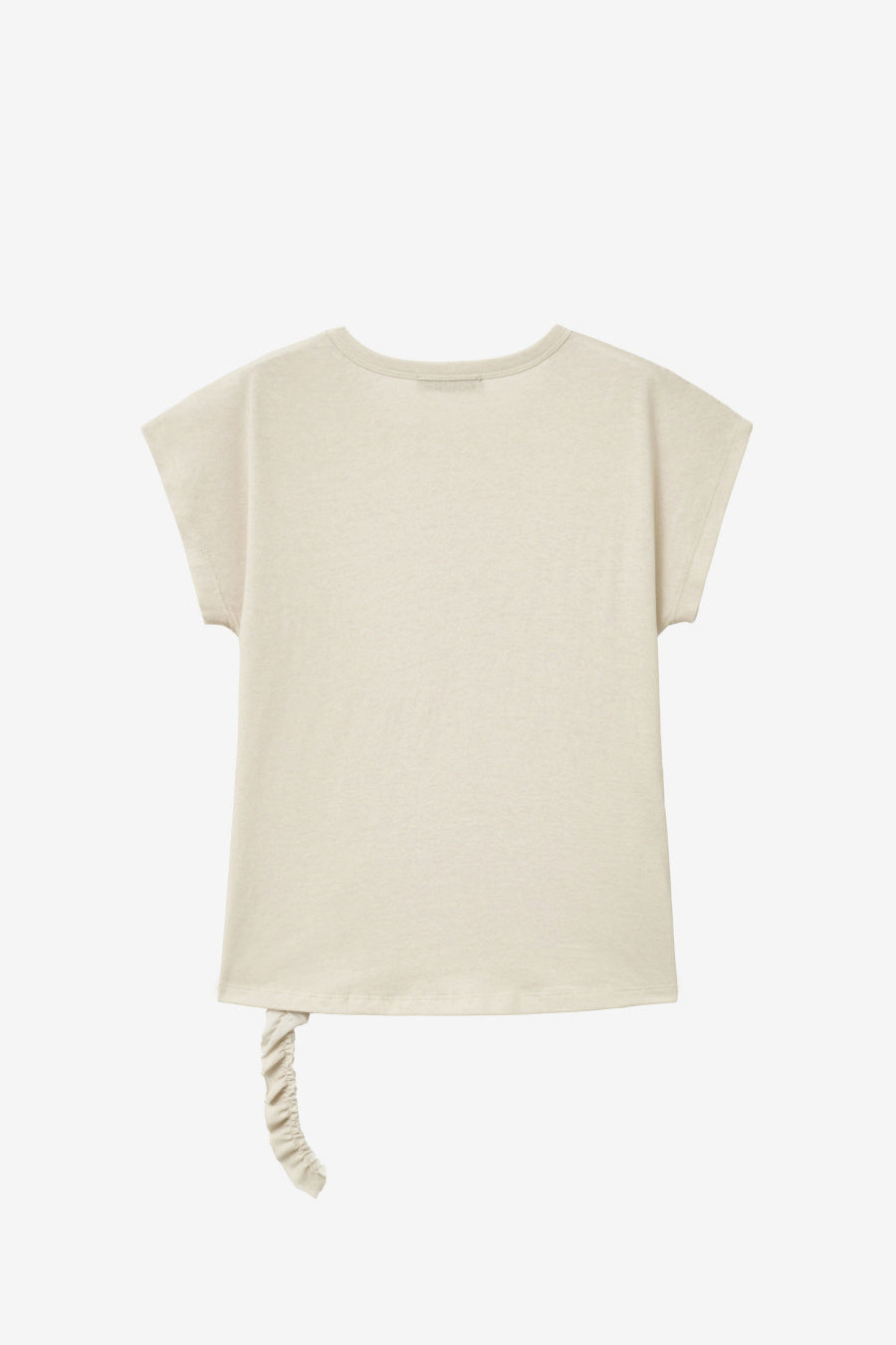 Insilence - Frill Strap Pigment Top (Natural Beige) product image 8 | TRAB K-Fashion Australia