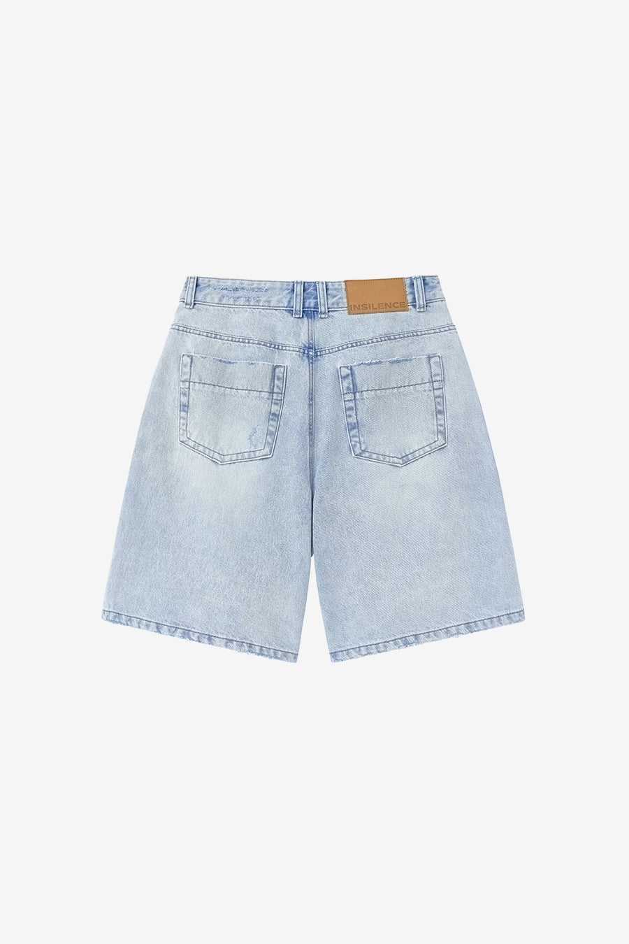 Insilence - Wide Bermuda Denim (Light Blue) product image 8 | TRAB K-Fashion Australia