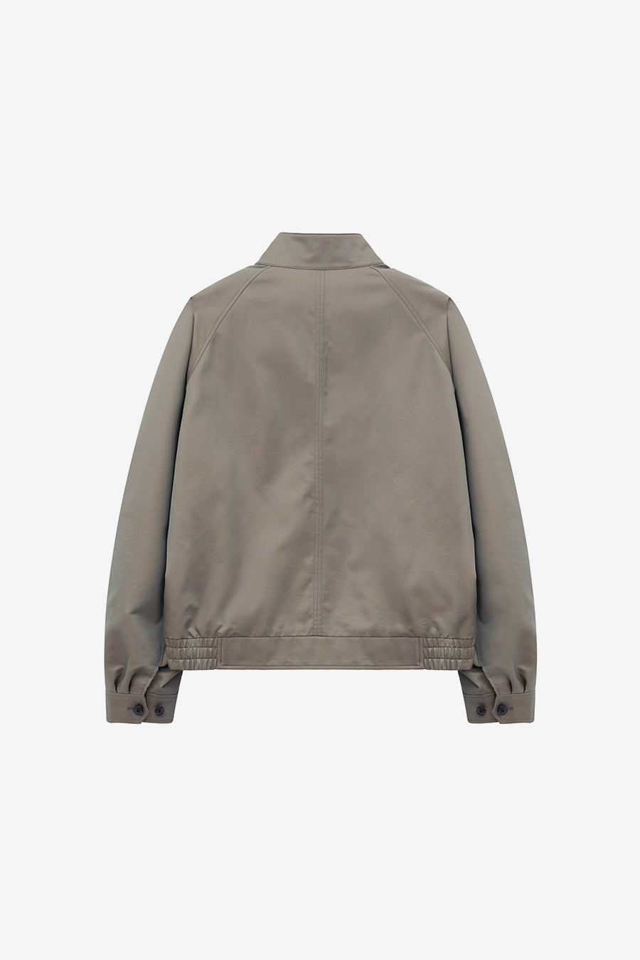 Insilence - Chambray Harrington Jacket (Mocha Brown) product image 8 | TRAB K-Fashion Australia