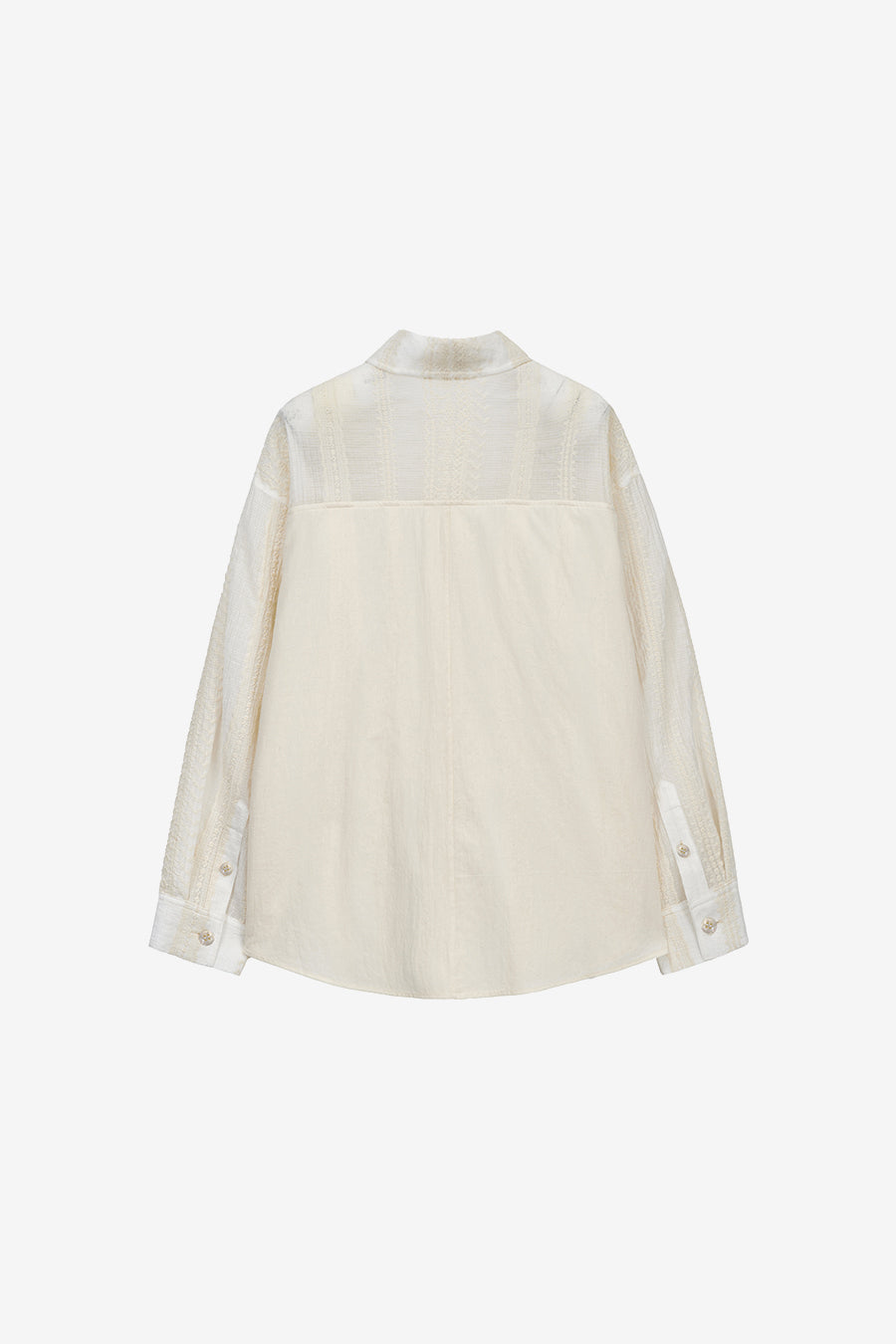 Insilence - Lace Tide Shirt (Ivory) product image 10 | TRAB K-Fashion Australia