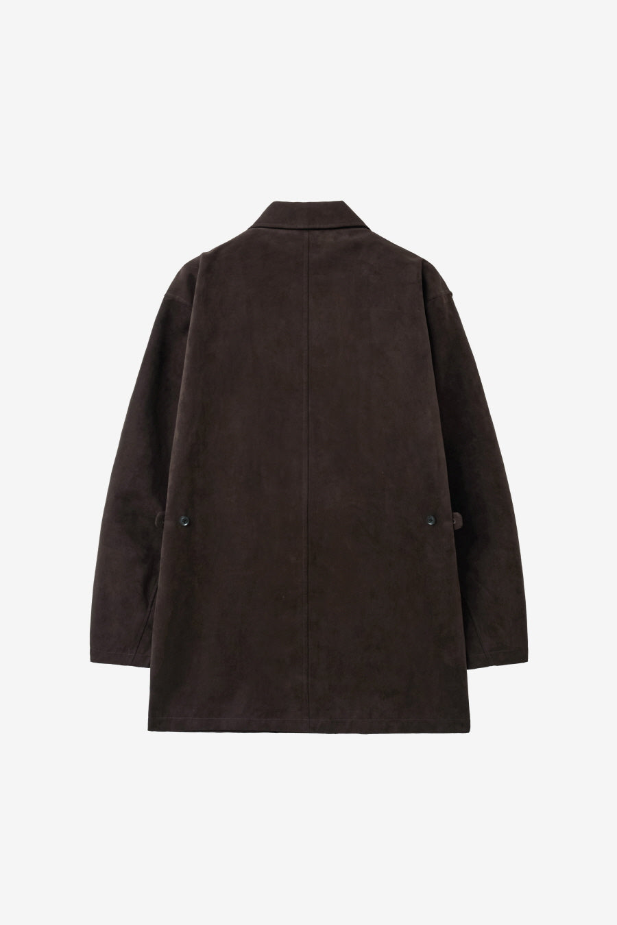 Insilence - Faux Suede Car Coat (Brown) product image 12 | TRAB K-Fashion Australia