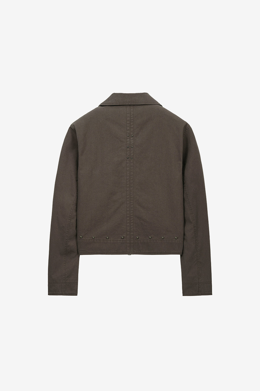 Insilence - Cotton Studded Jacket (Brown) product image 8 | TRAB K-Fashion Australia