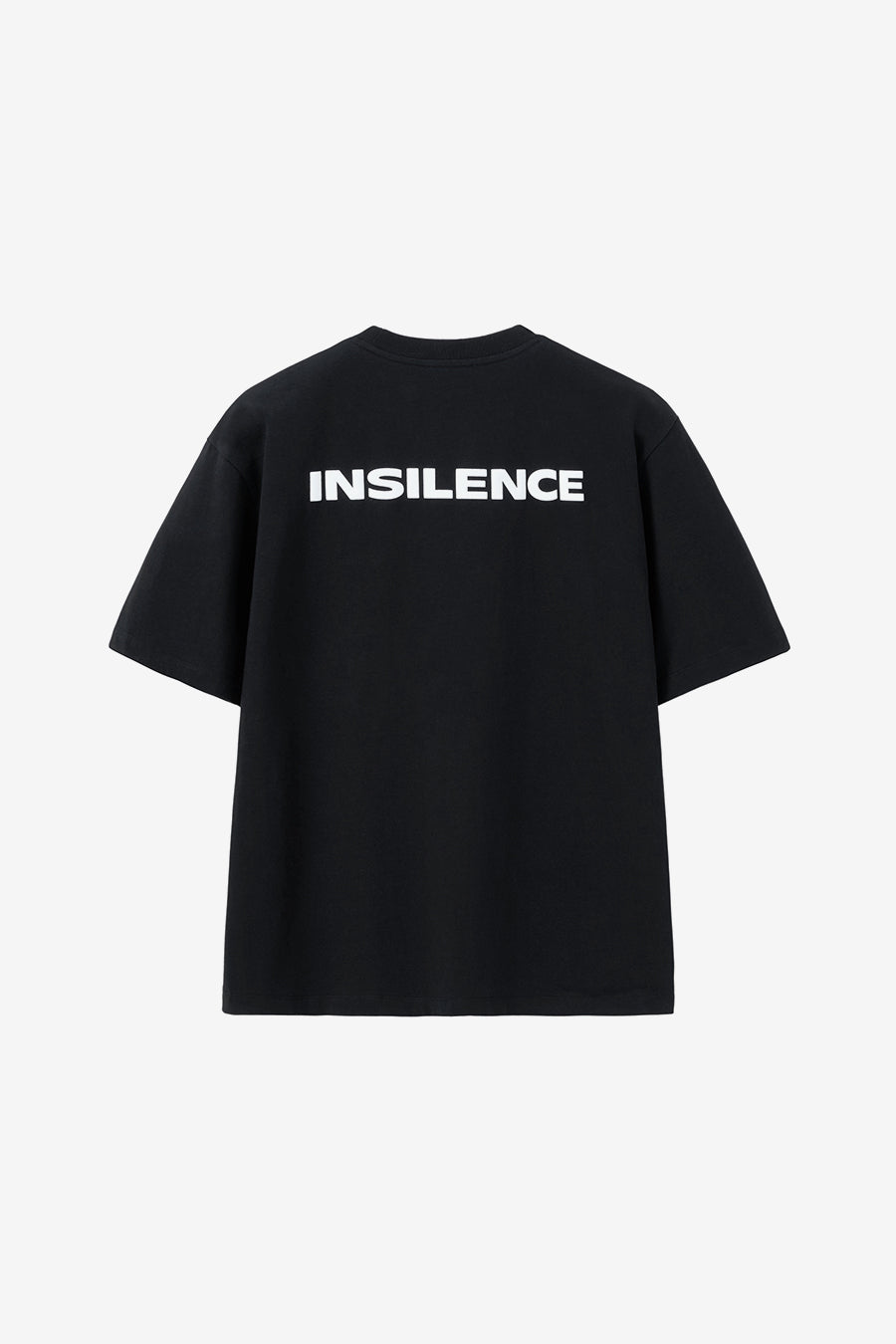Insilence - Back Print Logo T-Shirt (Black) product image 8 | TRAB K-Fashion Australia