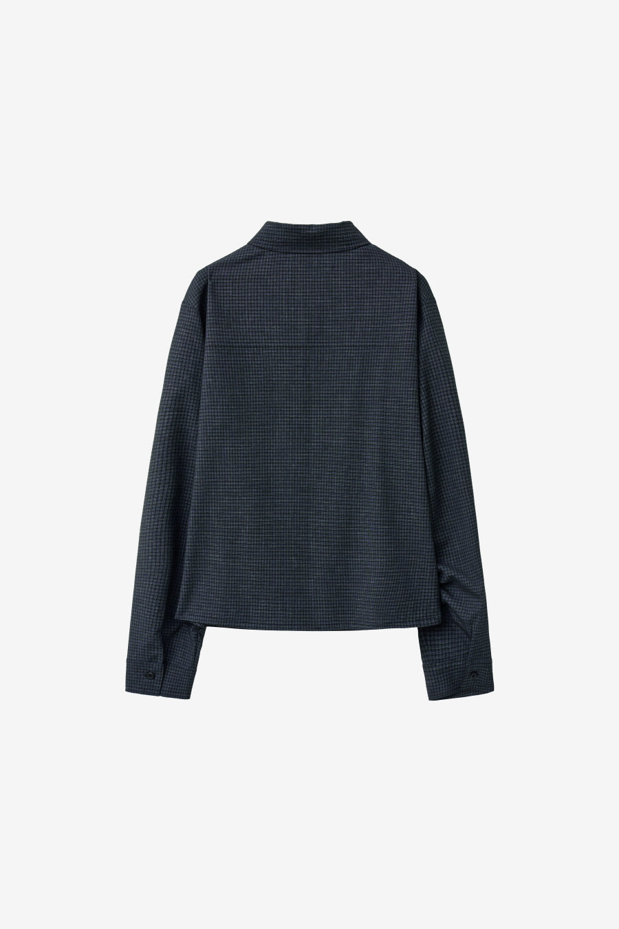 Insilence - Check Shirring Shirt (Black Check) product image 8 | TRAB K-Fashion Australia