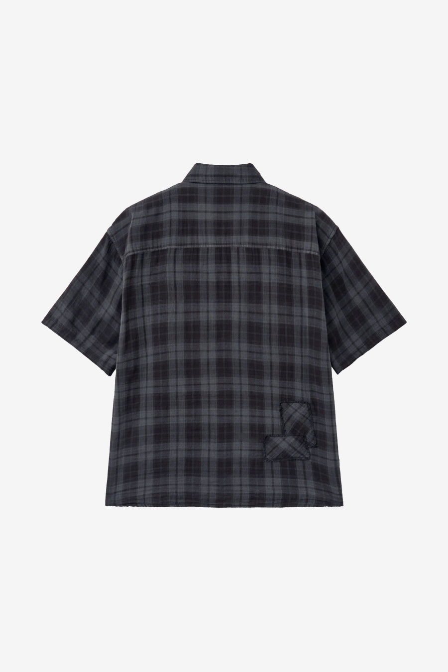 Insilence - Patch-dyed Half Shirt (Ash Brown) product image 8 | TRAB K-Fashion Australia