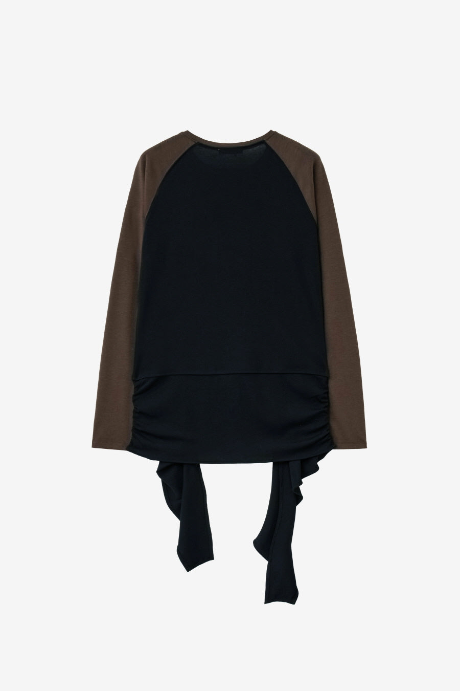 Insilence - Raglan Strap T-Shirt (Black) product image 8 | TRAB K-Fashion Australia
