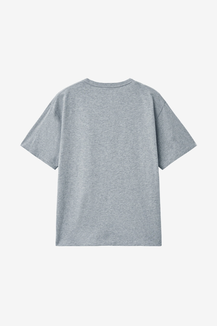 Insilence - Stencil Graphic T-shirt (Melange Grey) product image 8 | TRAB K-Fashion Australia