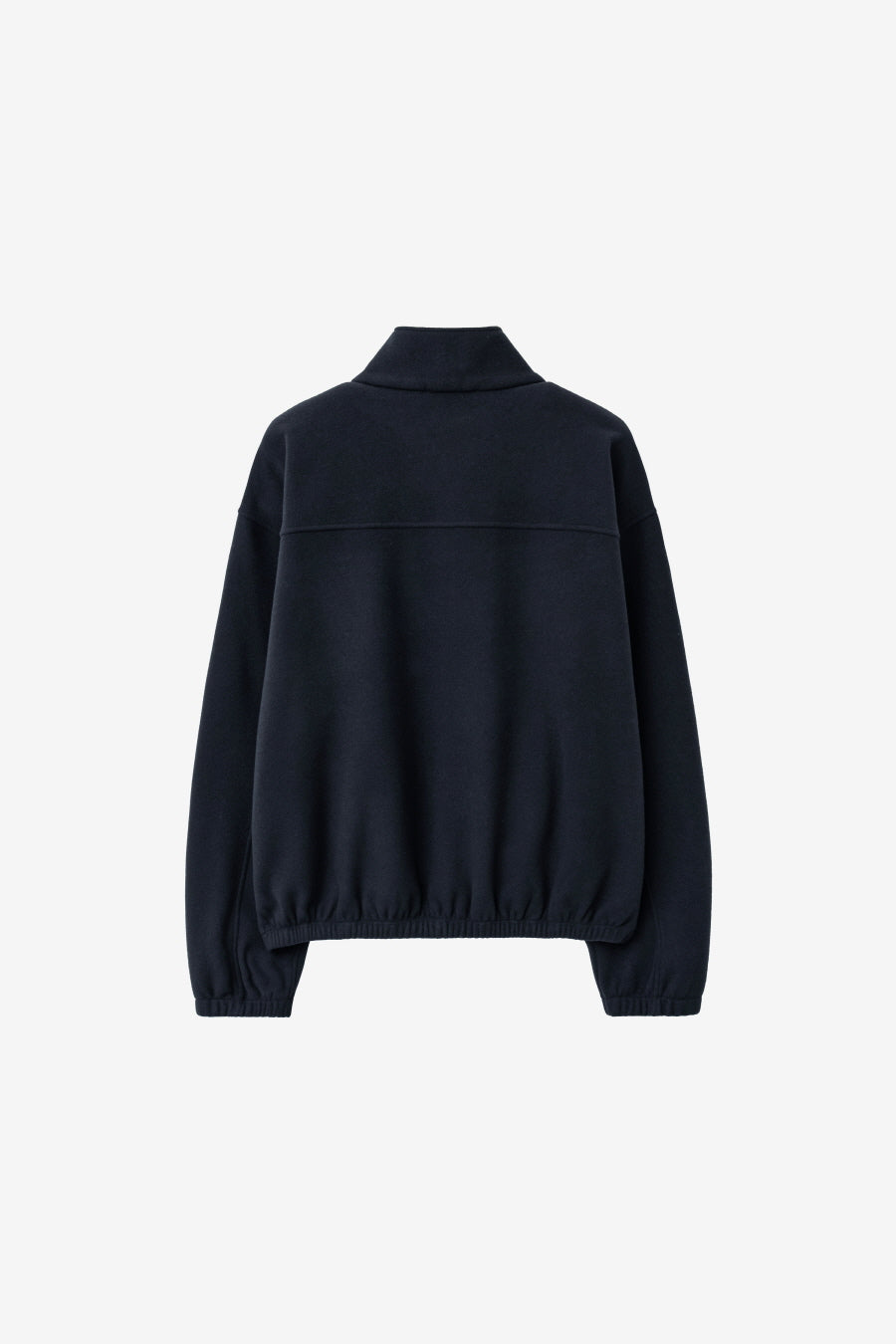 Insilence - Fleece Full Zip-Up Jumper (Navy) product image 8 | TRAB K-Fashion Australia