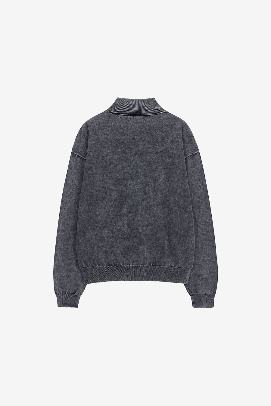 Insilence - Stone Washed Knit Zip-Up (Washed Grey) product image 8 | TRAB K-Fashion Australia