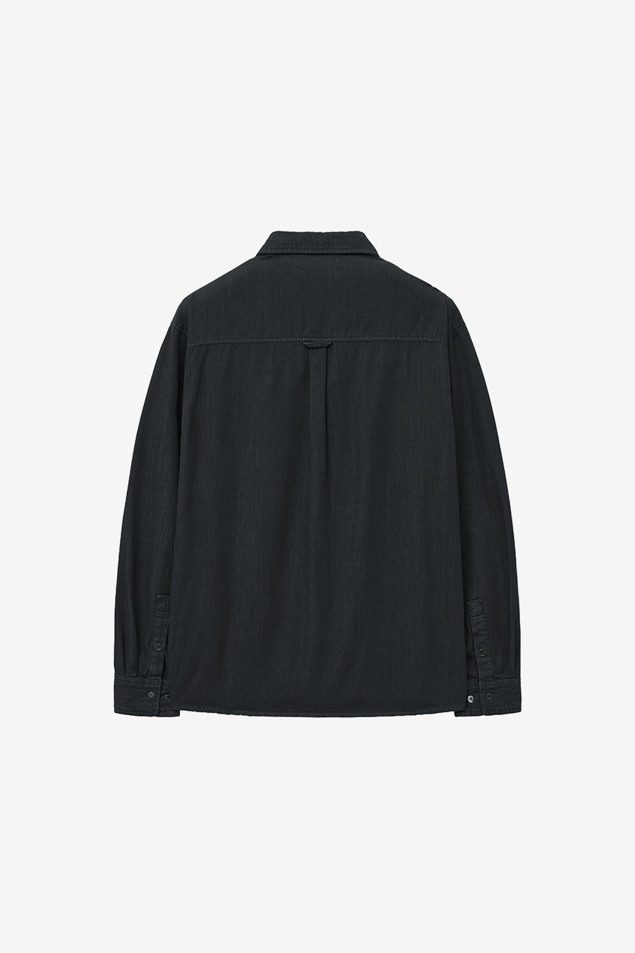 Insilence - Vintage Washed Denim Shirt (Mud Grey) product image 8 | TRAB K-Fashion Australia