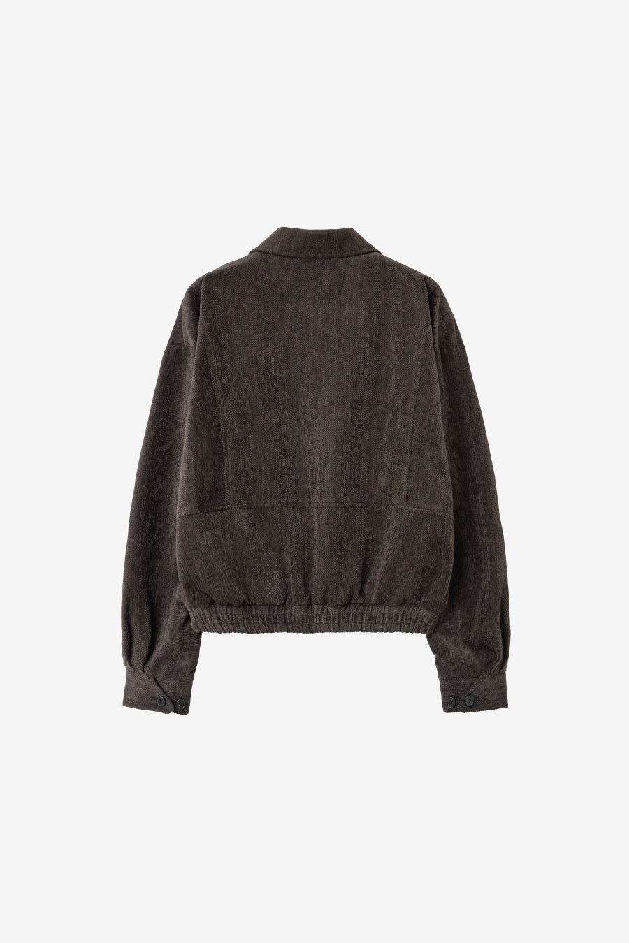 Insilence - Herringbone Velvet Blouson (Brown) product image 10 | TRAB K-Fashion Australia