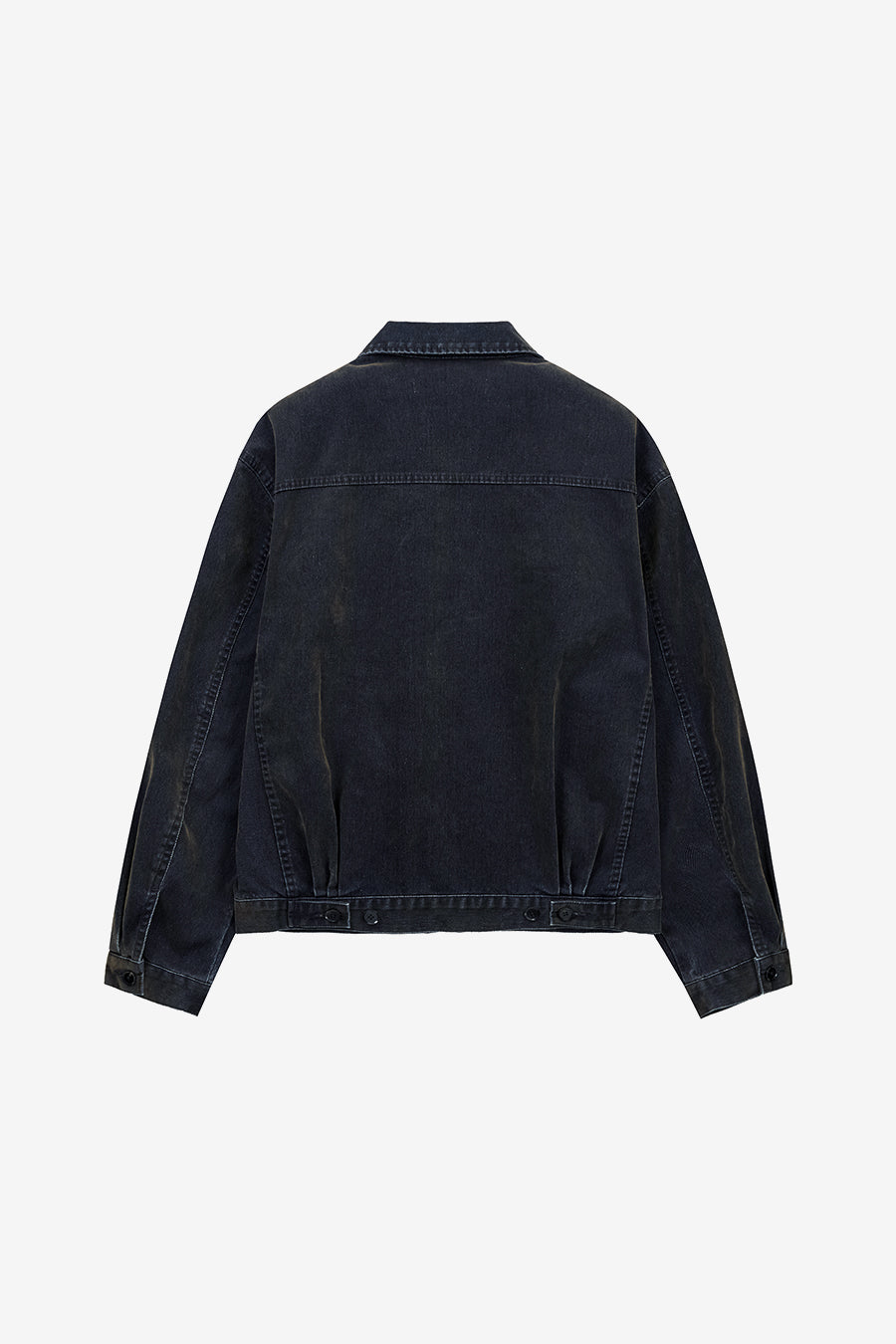 Insilence - Velvet Denim Engineer Jacket (Black) product image 8 | TRAB K-Fashion Australia