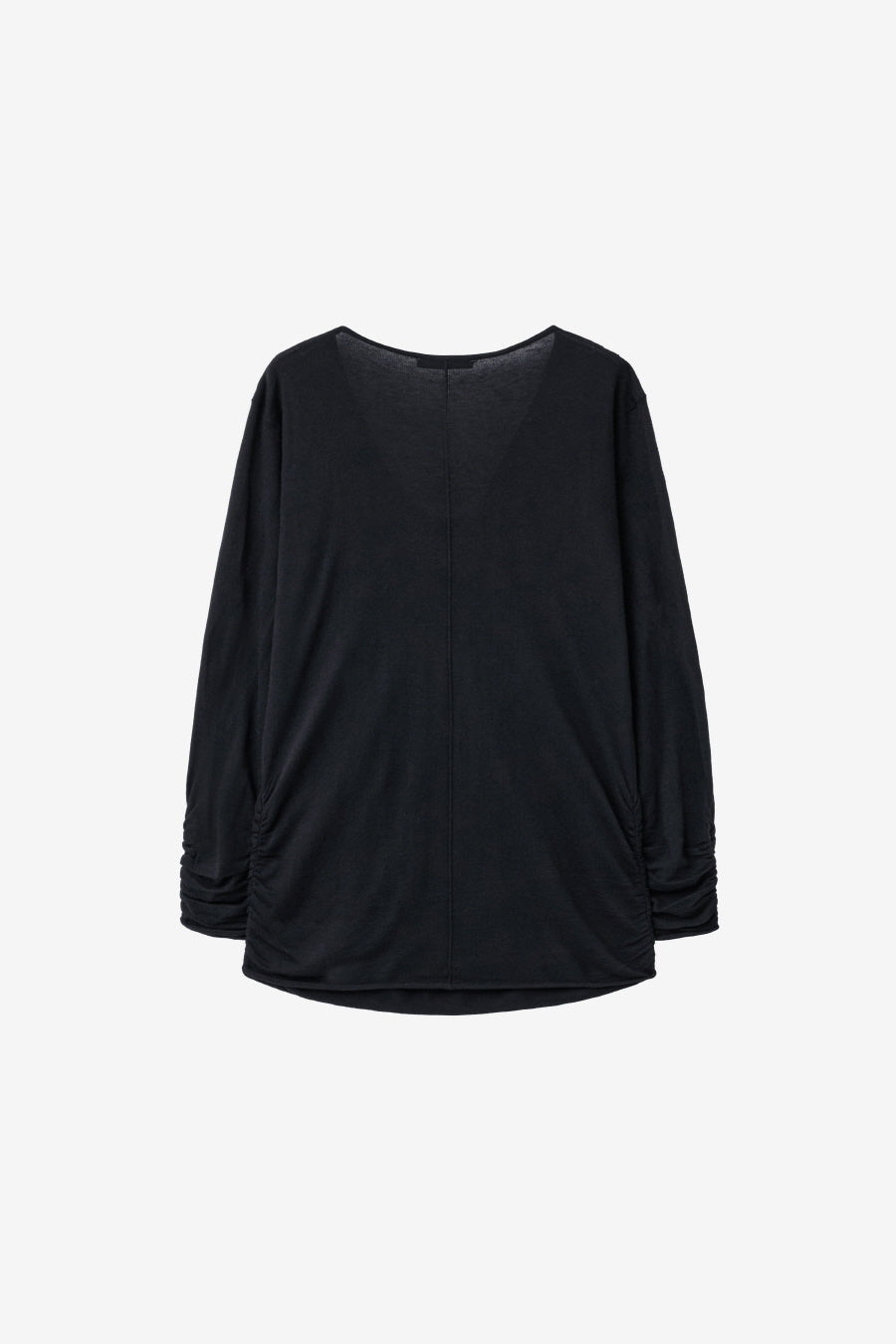 Insilence - Cowl Neck Shirring Pullover (Black) product image 8 | TRAB K-Fashion Australia