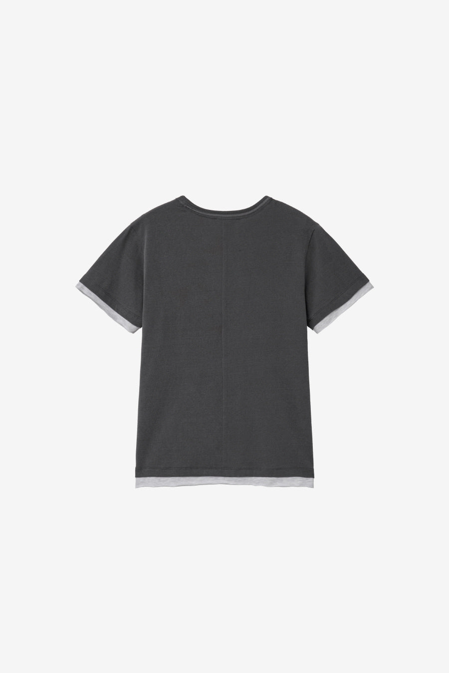 Insilence - Layered Pigment T-Shirt (Charcoal) product image 8 | TRAB K-Fashion Australia