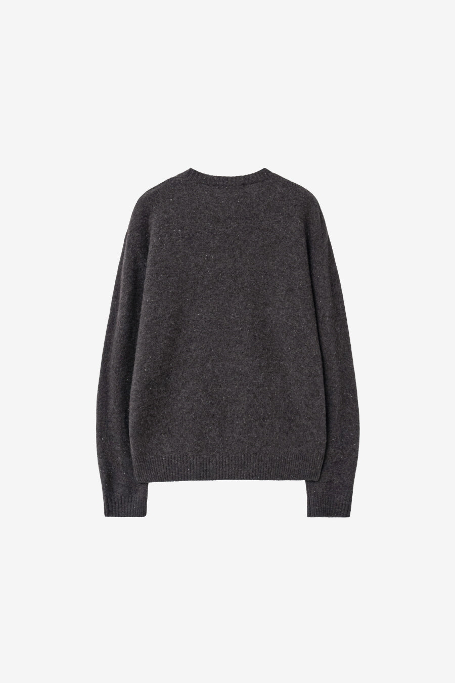 Insilence - Gusset Wool Crew Neck Pullover (Nep Brown) product image 8 | TRAB K-Fashion Australia