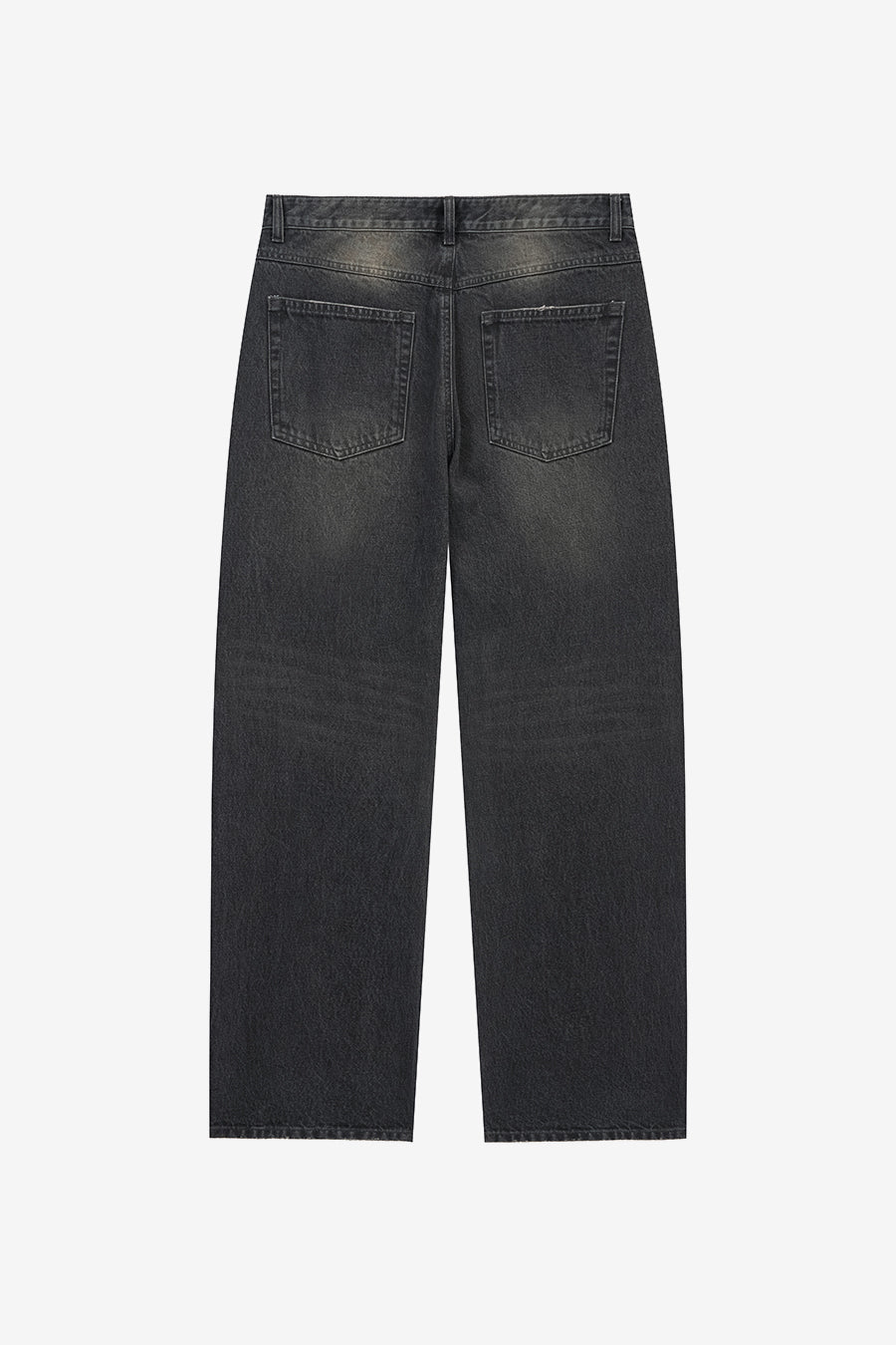 Insilence - Semi-Wide Denim Pants (Mud Grey) product image 10 | TRAB K-Fashion Australia