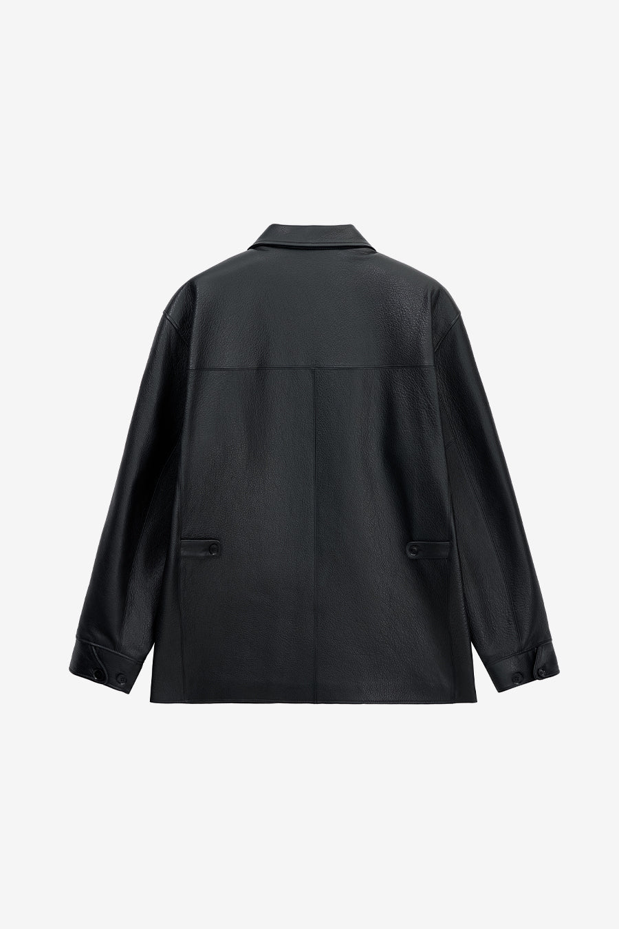 Insilence - Goat Skin Car Coat (Black) product image 8 | TRAB K-Fashion Australia