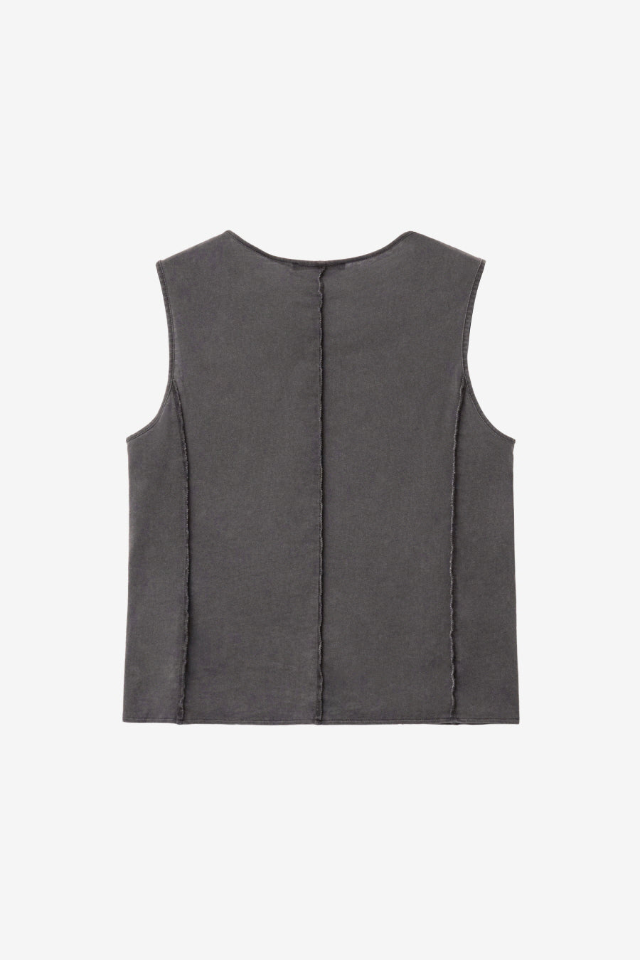 Insilence - Ruffled Decki Sleeveless (Charcoal) product image 8 | TRAB K-Fashion Australia