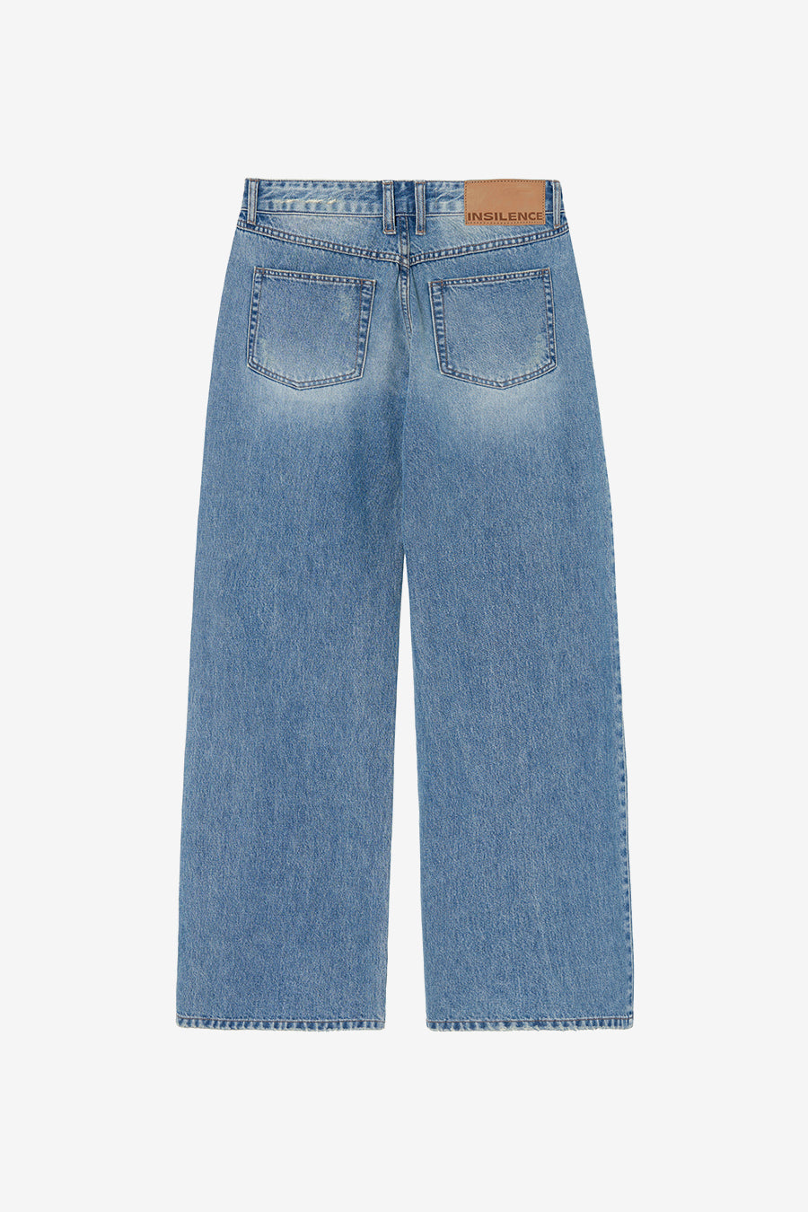 Insilence - Low Waist Wide Jeans (Blue) product image 6 | TRAB K-Fashion Australia