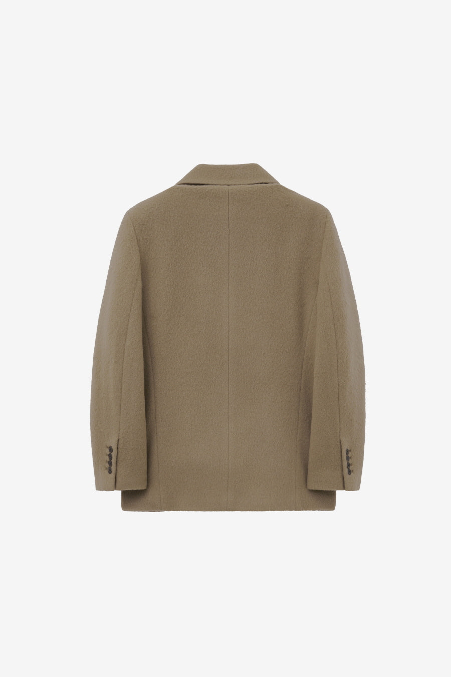 Insilence - Shaggy Wool Overfit Winter Jacket (Grey Beige) product image 8 | TRAB K-Fashion Australia