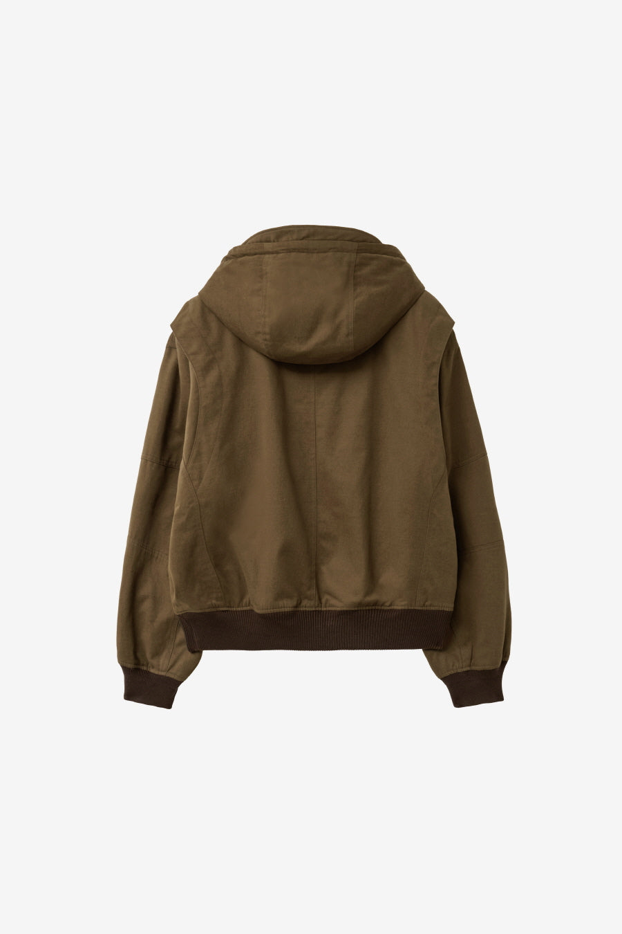 Insilence - Flight Hooded Bomber (Brown) product image 8 | TRAB K-Fashion Australia