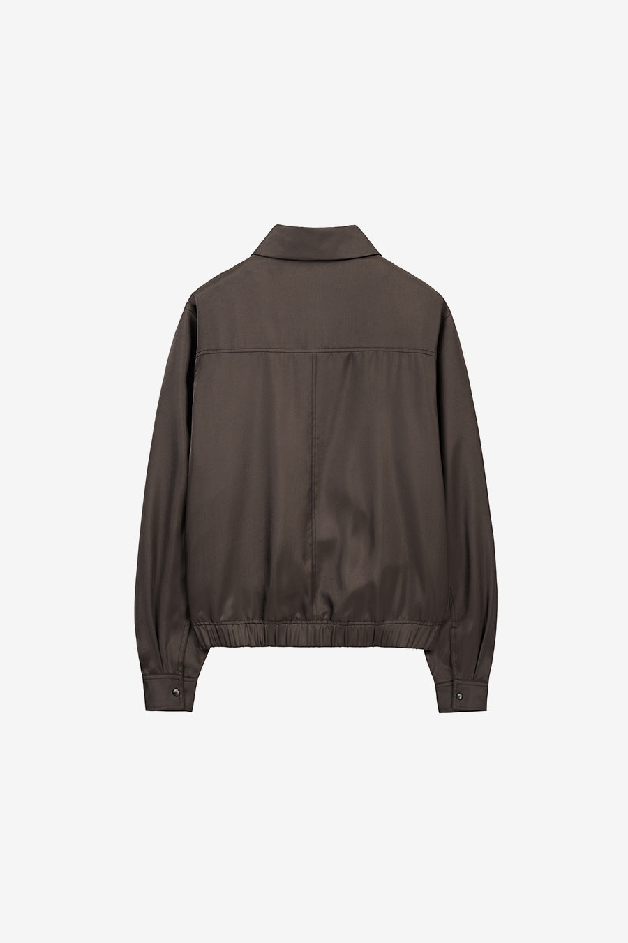 Insilence - Minimal Satin Jumper (Brown) product image 8 | TRAB K-Fashion Australia