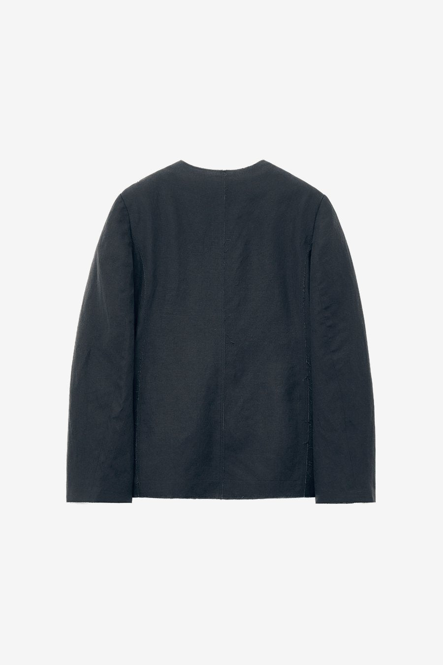 Insilence - Linen Cut off Jacket (Washed Black) product image 8 | TRAB K-Fashion Australia