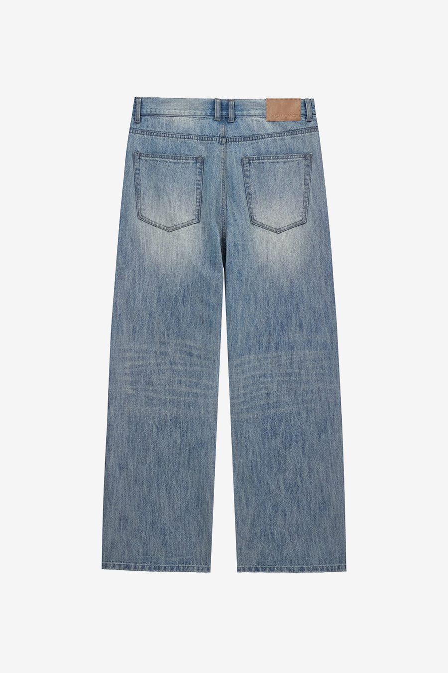 Insilence - Honeycomb Denim Pants (Light Blue) product image 8 | TRAB K-Fashion Australia